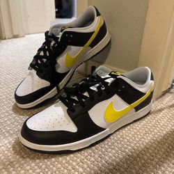 Nike dunk low retro “black opti-yellow”