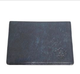 ​Authentic Orobianco Italian Leather Card Holder / ID Case Wallet - Navy Blue