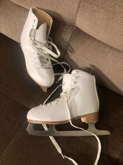 DSG White Figure Ice Skates size 3