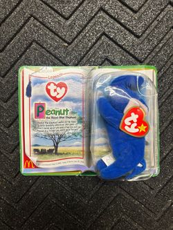 Ty Teenie Beanie Babies 2000 McDonald's Peanut the Royal BIue