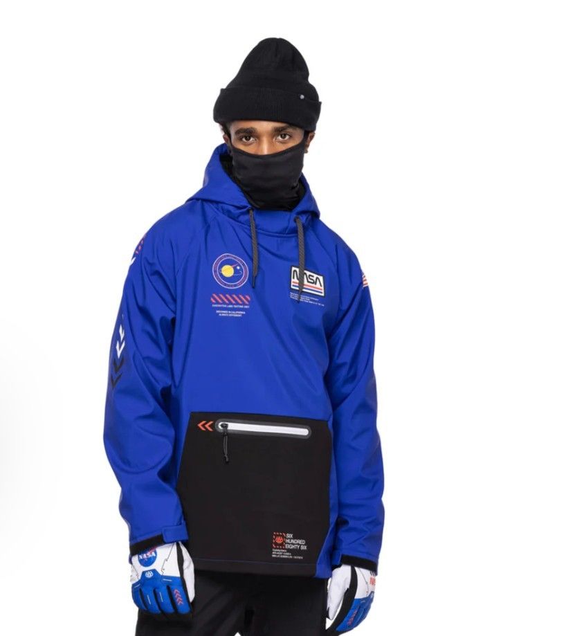 686 NASA snowboard Hoodie *rare*