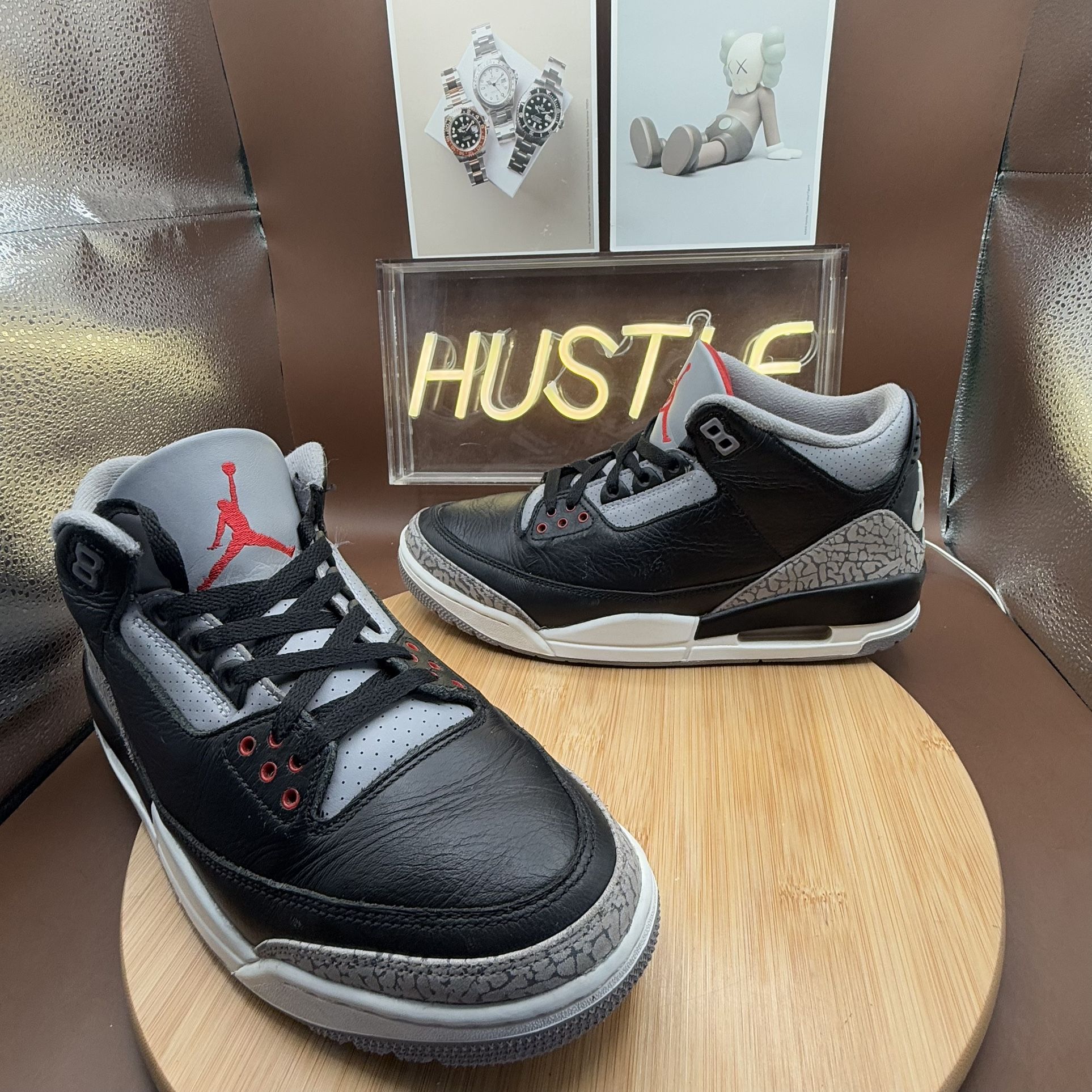 Nike Air Jordan 3 Retro "Black Cement" (2024) Men’s Sz 9