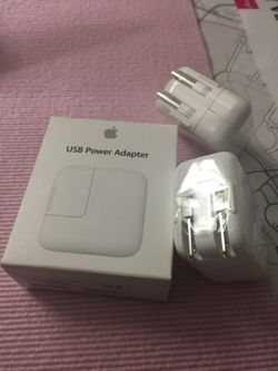 Apple usb power chargers 12w. Brand new