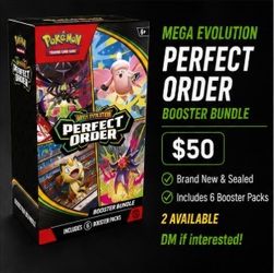 Pokémon Mega Evolution Perfect Order Booster Bundle