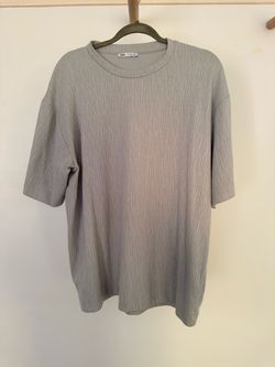 Zara Ribbed Oversized T-Shirt