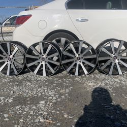 S Spec1 20” Came Off Chrysler 300/  $150. (2) Rims Are Bent Can Be Fixed