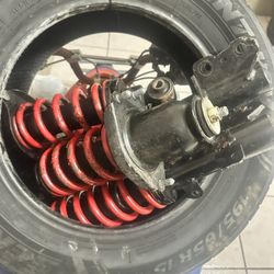 Car Strut and Coil Spring 