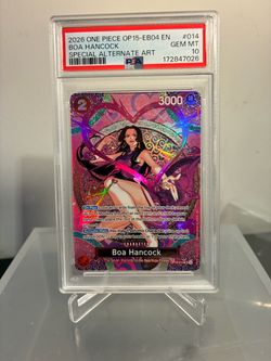 Boa Hancock OP15-EB04 Special Alternate Art PSA 10