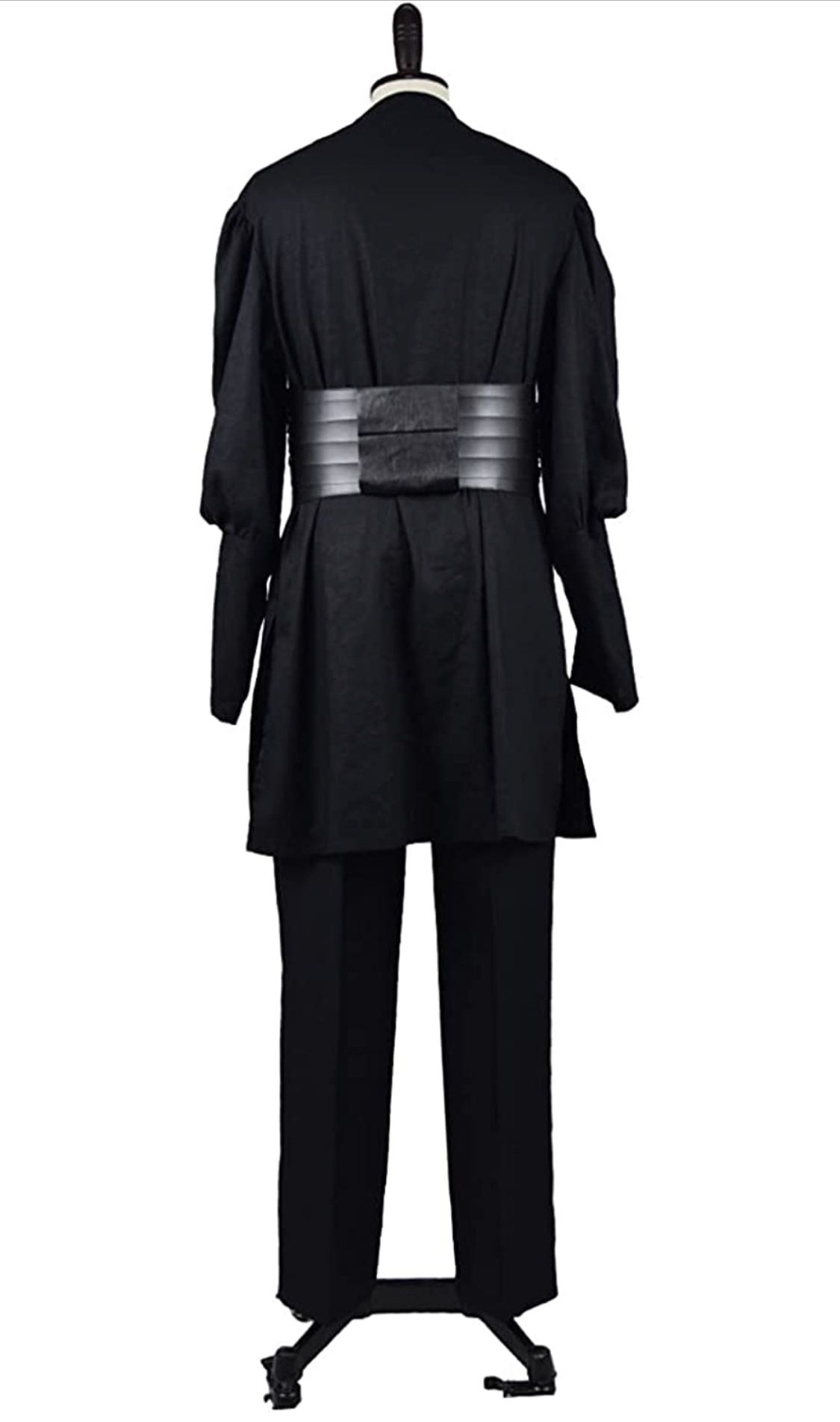 Men's Star Wars Darth Maul Black Outfit Tunic Robe Halloween Cosplay Costume (Small)