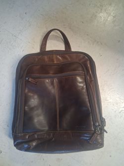 Jack George leather back pack