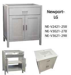 24/30/36 Inch Bathroom Vanity Cabinet-Newport-LG 7.152
