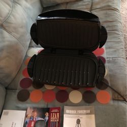 George Foreman Lean Mean grilling machine with removable plates
