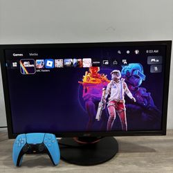 Acer Gaming Monitor + Ps5 Controller