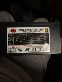 ATNG Power APED-1150FC-GO Black Power Supply
