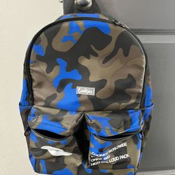 Cookies Camo Blue Back Pack. Like New. 