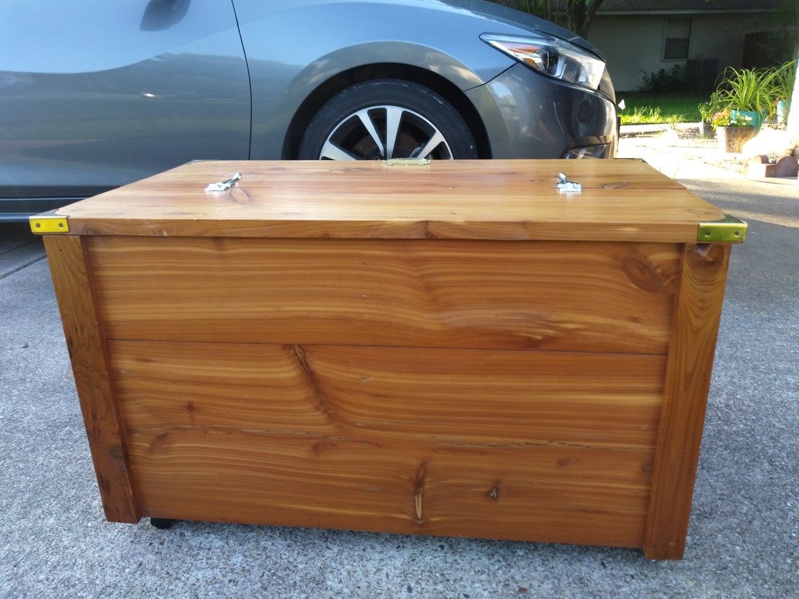 Handcrafted Wooden Chest
