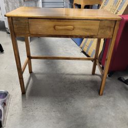 wooden desk