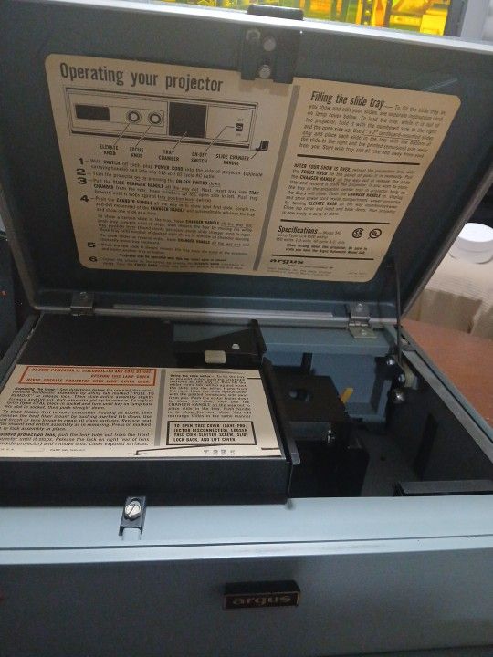 Vintage slide projector