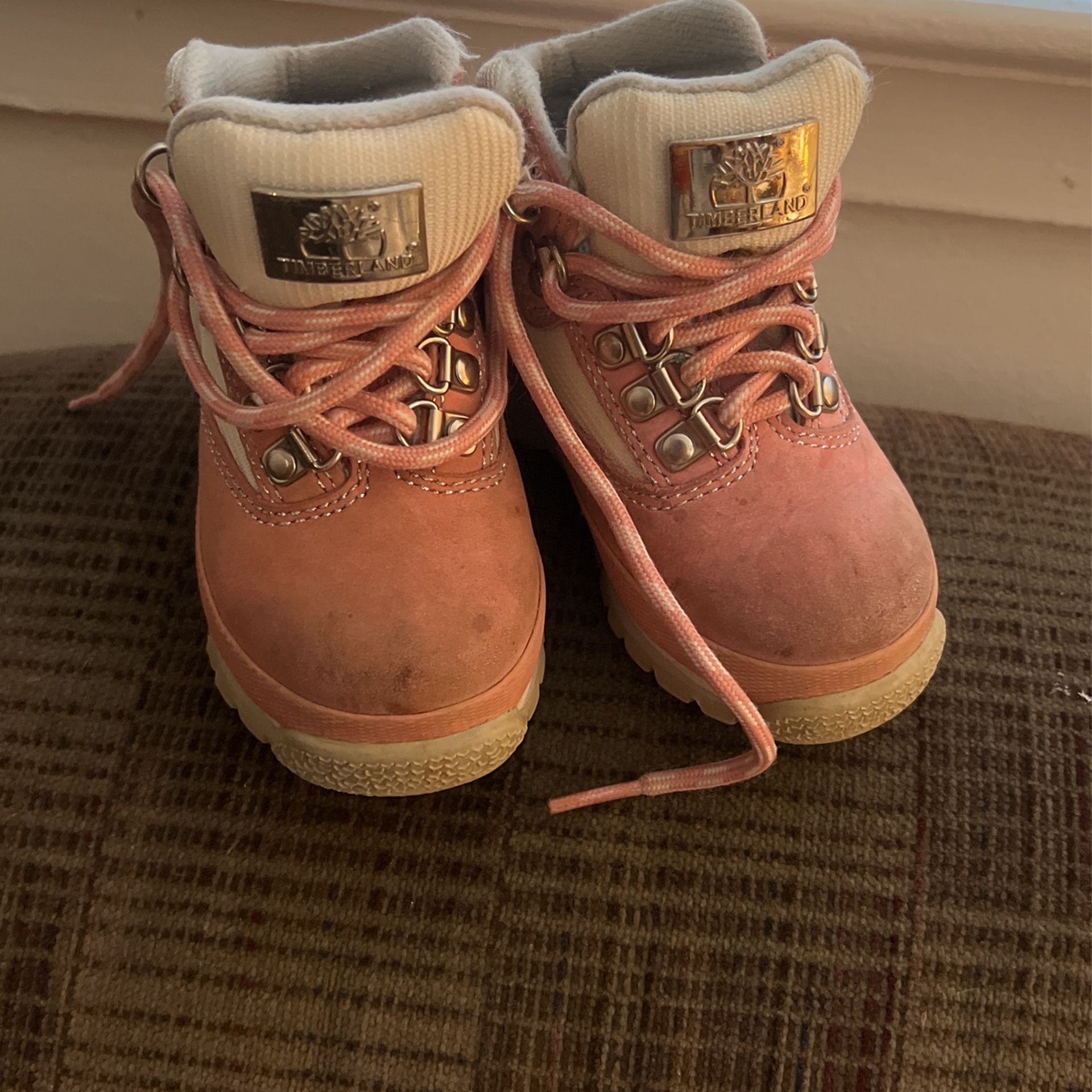 Toddler Pink Timberlands