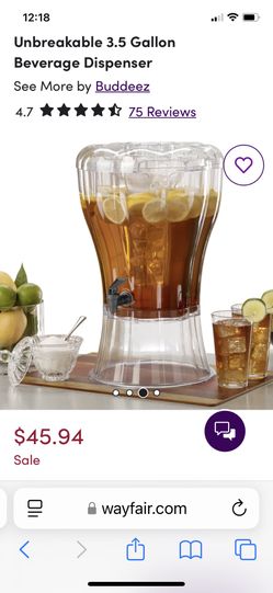 Beverage dispenser With stand