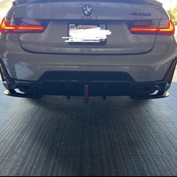 BMW M340i LCI Rear Diffuser With Quad Tips