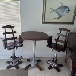 Hemingway Swivel Chair And Bar Stool