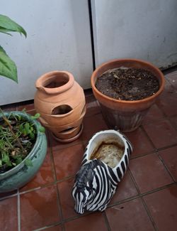 4 Pot planter/ Macetas $45 Dlls.