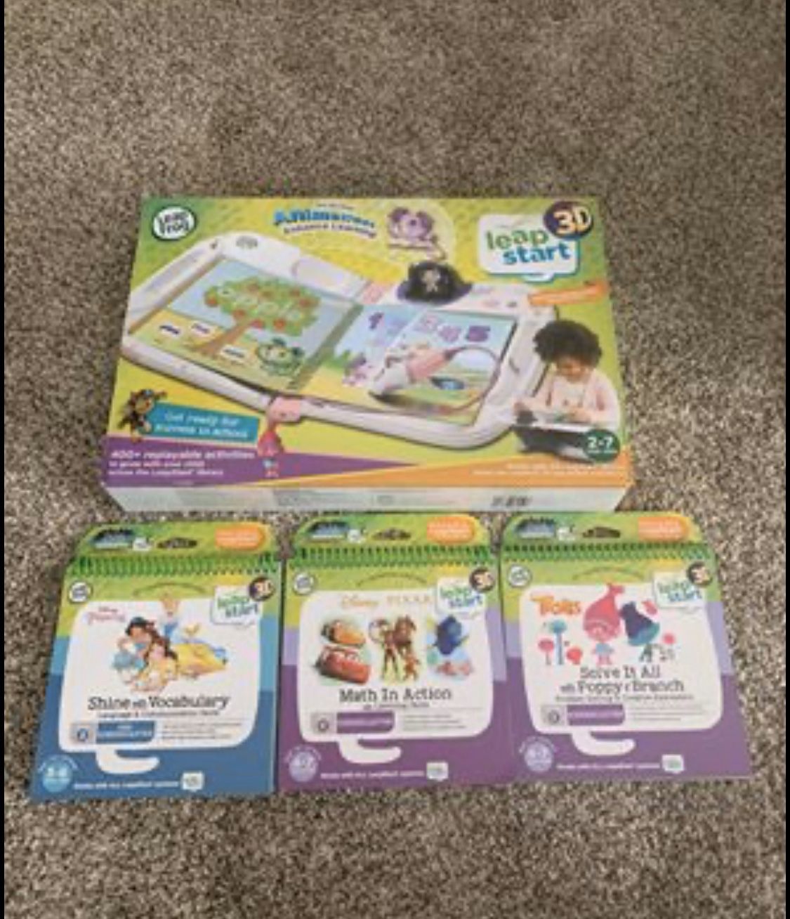 Leap Frog Leap Start 3D with 3 books