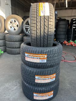 255/35/R18 marca ARROYO las 4 llantas nuevas instaladas y balanceadas