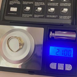 10K Gold Nugget Ring 2.1 Grams