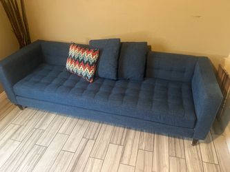 Blue couch