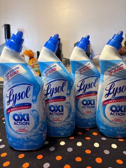 Lysol Oxi Action Toilet Bowl Cleaner 4-Pack(10$$)