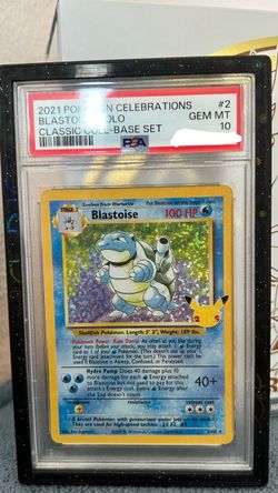 Blastoise #2 Pokemon TCG Celebrations PSA 10 GEM MINT Slab