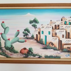Painting by Reed in Oil & Pastel 