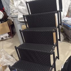 Five steps folding dog stairs
