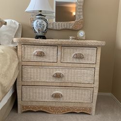 Cute Wicker Dresser