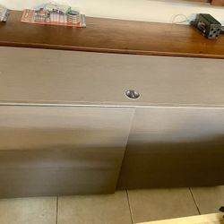Storage Cabinet, Mirror, Chair, End Table