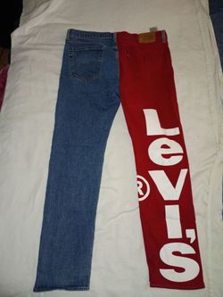 Levi's Two-Tone Colorblock Jeans