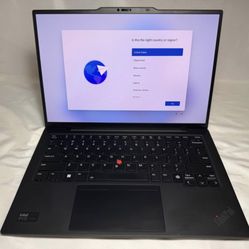 Lenovo 14” Thinkpad X1 Carbon Gen 12 Ultra 7 155H 1.7GHz 512gb 16gb Ram