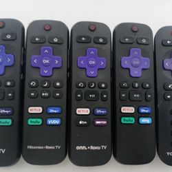Lot Of 5X Roku TV Remotes