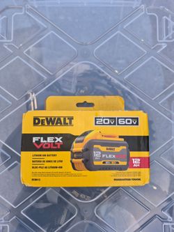 Dewalt battery flex volt  12ah brand new firm on price