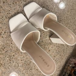White Heels Size 9