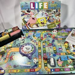The Game of Life SpongeBob SquarePants Edition 2005 Board Game