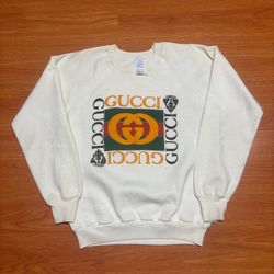 Vintage 80’s Gucci Boot Sweater  Size M
