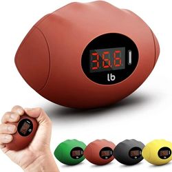 Hand Grip Strengthener, Rechargeable Digital Grip Strength Trainer up 220.4 Lbs(100kg) Hand Grip Exerciser Equipment for Strength Training-Forearm-Gri