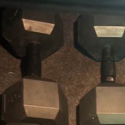 50 LB Dumbbells Pair 