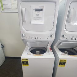 3.8 cu. ft. Washer 5.9 cu, ft. Long Vent Electric Dryer Combo in White