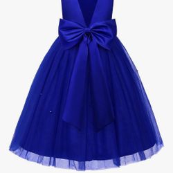 Royal Blue Girl’s Kids Dresses - Two Sizes Available 