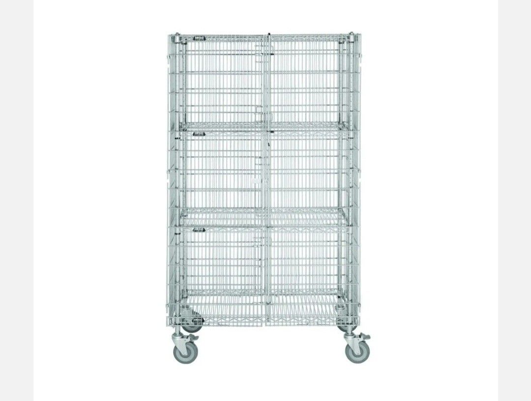 Mobile SOLID Metal Security Cage 