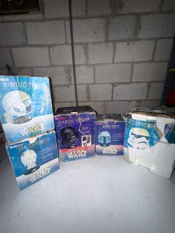 Star Wars Riddell Mini Helmet Collection Lot